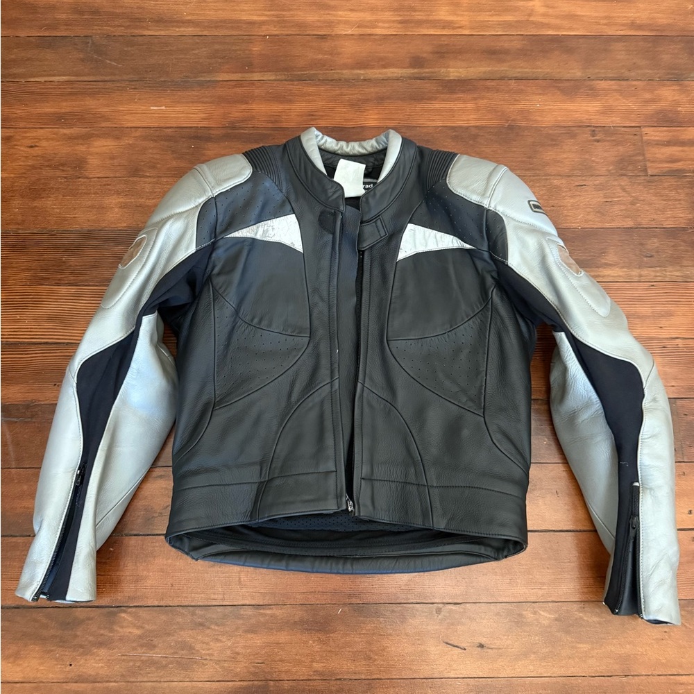 BMW Motorrad Two-Tone Black and Gray Pro Race Performance  Jacket